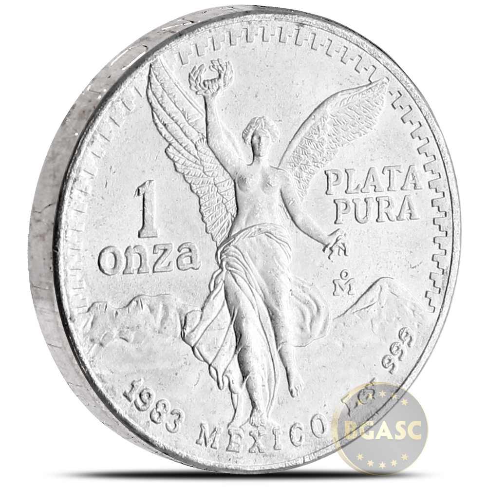 1983 1 oz Mexican Silver Libertad Coin l BGASC™