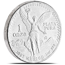 1983 1 oz Mexican Silver Libertad Coin