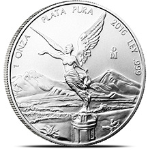 2016 1 oz Mexican Silver Libertad Coin (BU)