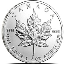2013 1 oz Canadian Silver Maple Leaf Coin