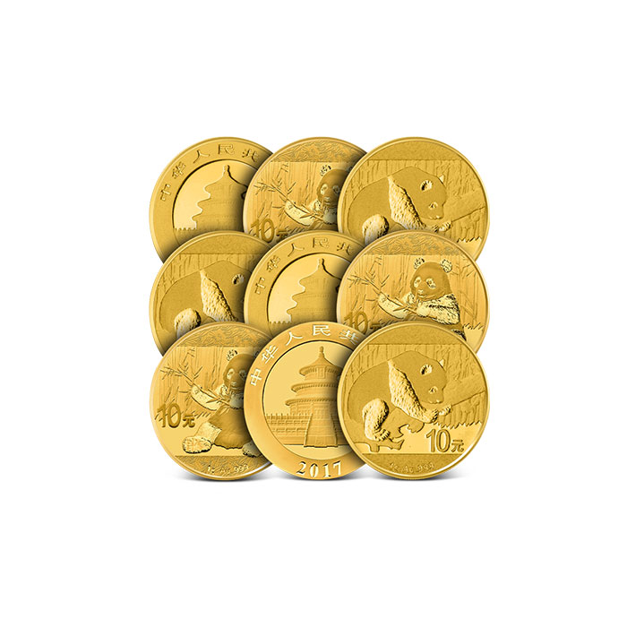 1 Gram Chinese Gold Panda Coin (Random Year, Sealed)